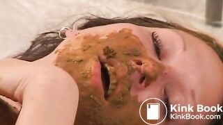 Girl Eating Shit From Ass