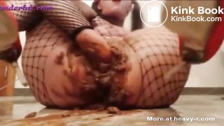 Fist Fucking Shit Stuffed pussy