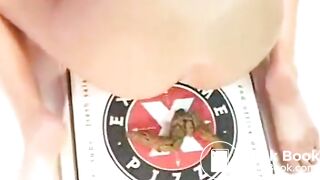 Hot Girl Takes A Big Shit