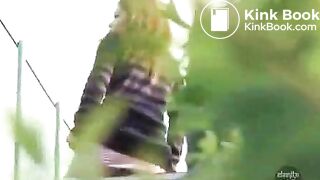 Secretly pooping