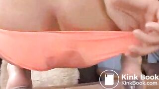 Hanna so sexy filling her knickers for us