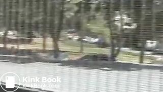 showing off ass and pooping