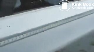 showing off ass and pooping