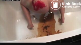 Extreme Lezdom Scat Enema