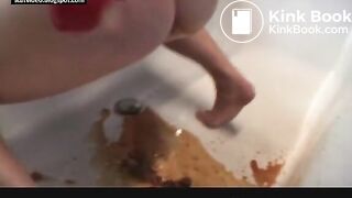 Extreme Lezdom Scat Enema
