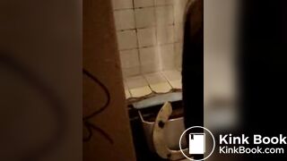 3 russian schoolgirs  eat shit in school toilet