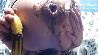 Mature poo and bates on cam