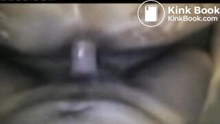 Girlfriend shitting on penis