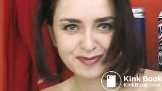 Girl Poops On Newspaper