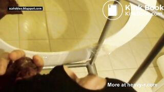 Slave Eating Fresh Shit From Femdom