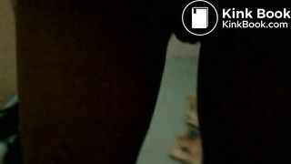 Black girl takes a dump on a plate