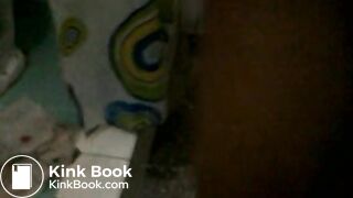 Black girl takes a dump on a plate