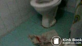 Black girl takes a dump on a plate