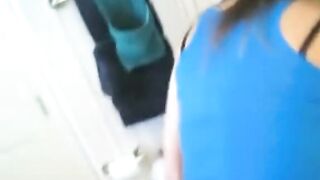 Tattooed Ass Pooping On Toilet