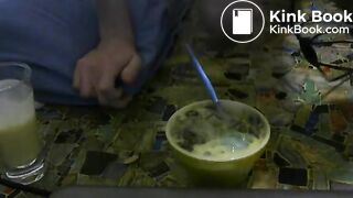 christmas pudding scat custard jelly enjoy!