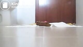 girl shits on floor