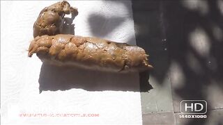 amateur girl pooping - Scat + Piss + Puke