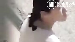 Japanese Girl Shits in Public