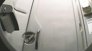 Girl poops on hidden toilet cam