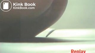 Girl poops on hidden toilet cam