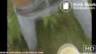 girl pooping