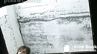 Richly and powerfully shit pisses - Webcam in the womens toilet