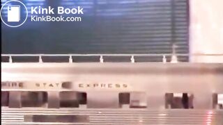 Woman Shits on a Model Train