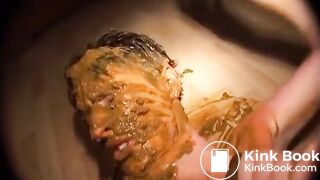 Slut Pissed And Shit In Face