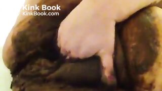 messy fun - Fingering my filthy cunt - Scat in pussy