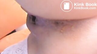 Chick fingers ass, eats shit, drinks piss