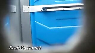 Voyeur shitting