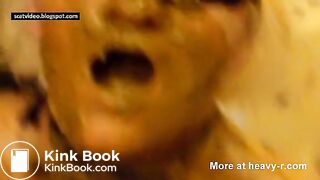 Filthy Mature Smearing Out Poop