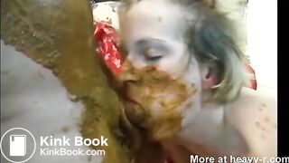 Messy Amateur Scat And Puke Sex
