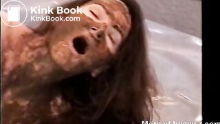 Scat Girl Playing With Poop