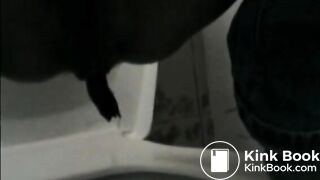 Girl Pooping In Toilet Bowl