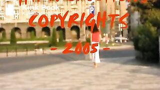 girl pooping in the pants in the street 7