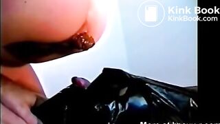 Girl Shits In Guy's Mouth