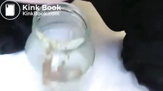 Poop In Bottle
