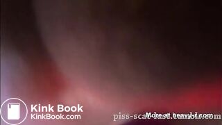 Scat and dildo fun in the bath