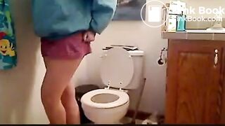 girl bathroom shit