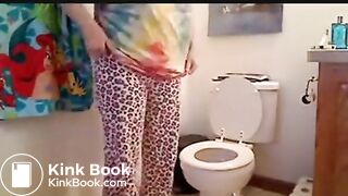 girl bathroom shit