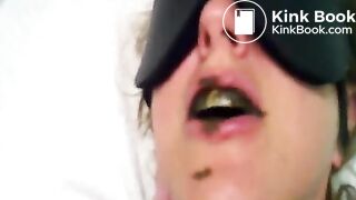 Slave Eats the Shit of her Master