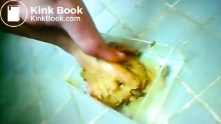 Nasty Mother Plays With Her Scat