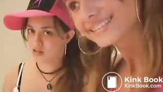 Camryn and Friend Shit and Play in the Bathroom