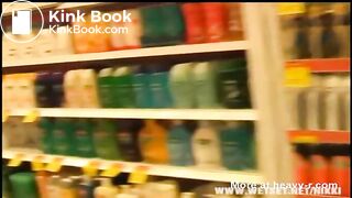 girl poops her diaper in a store