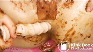 Prolapse dirty scat anal masturbation