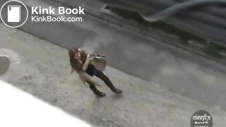 Girls Taking A Dump In Public