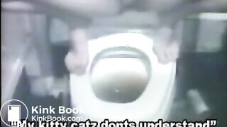 Toilet deasaster - Fully drunken slut