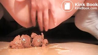 German Girl Playing With Her Shit