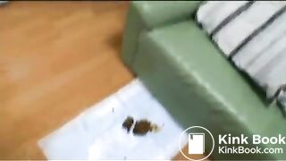 Spread them legs and poop